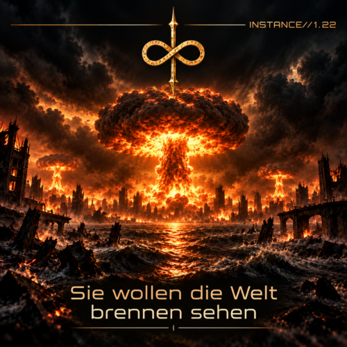 Sie wollen die Welt brennen sehen Artwork