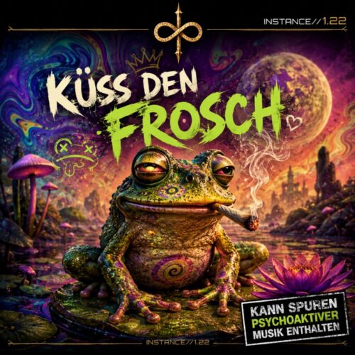 Küss den Frosch Artwork