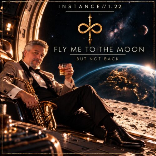 Fly me to the moon (but not back) Artwork